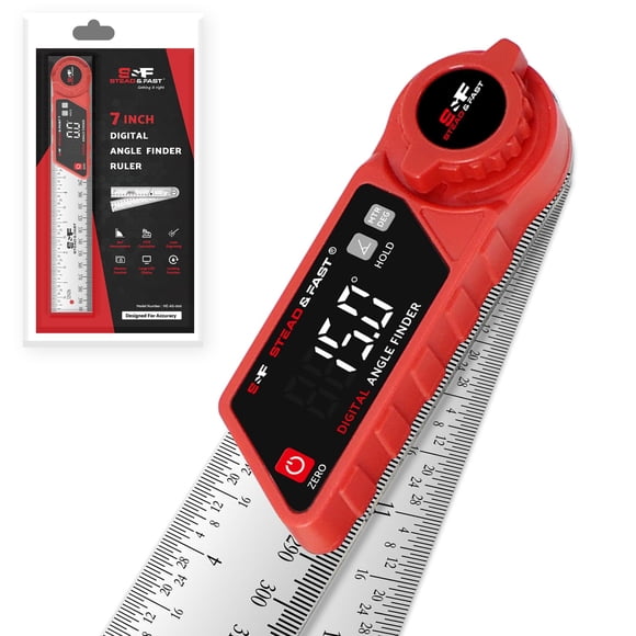 Buscador de Ángulos Digital S&F STEAD & FAST 200 mm para Inglete