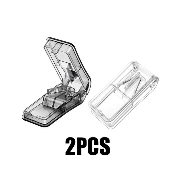 Portable Pill Cutter Split Medication Storage Tablet Cutter Cutting Slicer Home Pill Box Dispenser Pill Box Personal Health Care