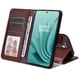 thumbnail image 2 of Funda Billetera para OnePlus Nord 3 con Porta Tarjetas y Soporte Ajustable Marrón, 2 of 5