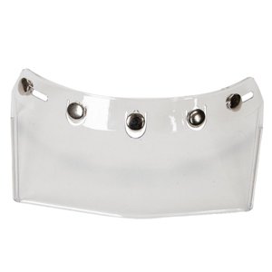 Ioensy - Casco De Motocicleta Visor Peak 5-Snap Cara Abierta Piezas De Repuesto Reemplaza Transparente