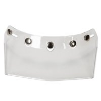 Ioensy - Casco De Motocicleta Visor Peak 5-Snap Cara Abierta Piezas De Repuesto Reemplaza Transparente