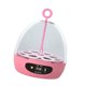 thumbnail image 2 of Mini Incubadora De 6 Huevos, Máquina Hatcher, Bandeja Volteadora De Huevos Con Luz Para Aves De Corral, USB Automático, Rosa, 2 of 5