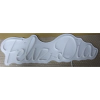 Gen - Letrero Estilo Neon Feliz DãA Amarillo