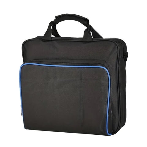 Xusx111 - Bolso De Transporte, Bolso De Hombro Protector Negro Pro Bolso De Transporte Bolso De Almacenamiento De Viajes Para La Consola Delgada Del Sistema De Juegos Y Accesorios