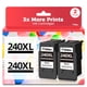 thumbnail image 1 of Cartucho de tinta Oillike 240XL negro, paquete de 2, compatible con Canon, 1 of 6