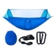 thumbnail image 3 of Hamaca Para Acampar Con Red, Cama Para Dormir Colgante Individual, Ligera, Azul, 3 of 5
