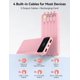 thumbnail image 2 of Power bank portátil Nusyddy de 10000 mAh y 22.5 W, rosa, 2 of 9