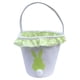 thumbnail image 3 of Canvas Easter Bunny Basket Tote Bag Regalo Juguetes Para Festival Caza Candy Green, 3 of 5