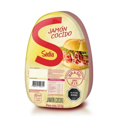 Jamón Cocido 250 G Sadia