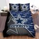 thumbnail image 1 of NFL Dallas Cowboys Logo Inspired Fan Gift Quilt Duvet Cover Set Bedding Kids3-Piece Bedding Set, 1 of 5