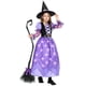 thumbnail image 1 of Disfraz de bruja de Spooktacular Creations para niñas con luz y escoba, 1 of 8