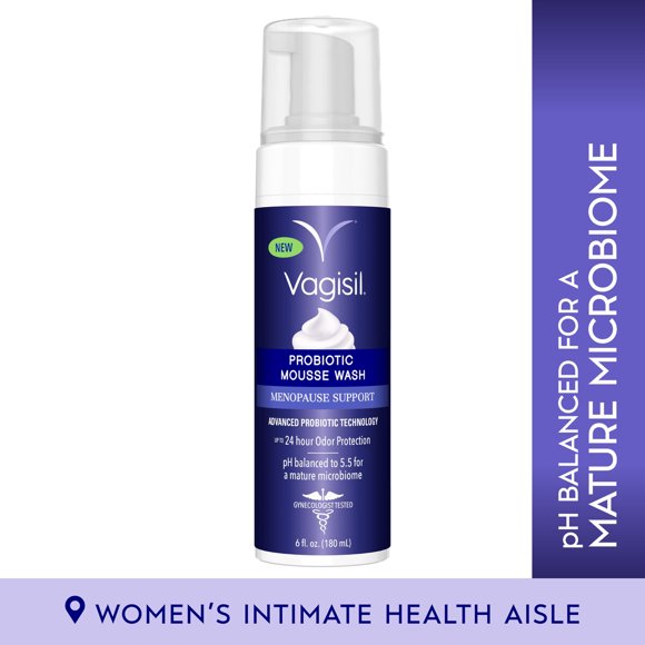 Espuma Probiótica Vagisil Soporte Menopausia 180 ml pH