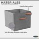 thumbnail image 3 of Pack 3 Cajas Cubo Organizador Plegable Tela Closet Ropa Etc, 3 of 10