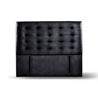 Latam Home - Respaldo Napoles Cuero Negro King