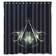 thumbnail image 1 of Cortina de ducha Nothing Is True Assassins Creed, juego de cortinas de baño con ganchos, tamaño 66 x 72 pulgadas, 1 of 3