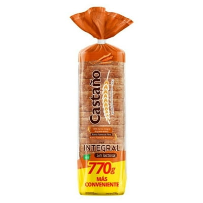 Pan De Molde Integral Xl 770 G Castaño