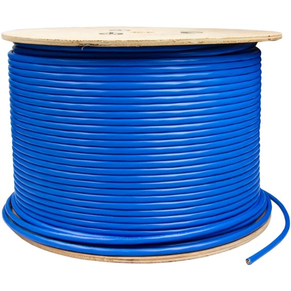 Cable Triplett CAT6A UTP, 23 AWG, 305 m, con clasificación CMR, negro