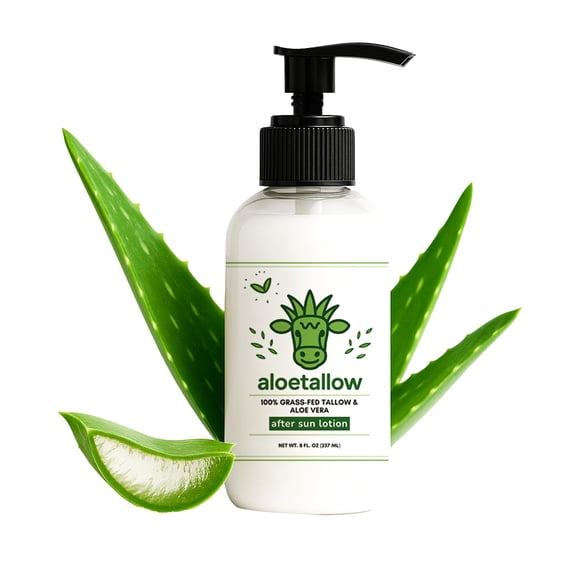 Loción para después del sol AloetAllow Sunburn Relief & Tan Extender