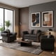 thumbnail image 1 of Juego De Living 2-1-1 MARSELLA Negro, 1 of 8