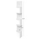 thumbnail image 5 of Soporte de pared para estante de esquina VASAGLE de 5 niveles, color blanco, 5 of 8