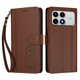 thumbnail image 3 of Funda Cartera Trébol para Xiaomi Poco F8 Pro con Ranuras Tarjetas y Carga Inalámbrica Marrón, 3 of 6