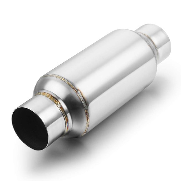 Silenciador A‑KARCK 2,5 " (29 cm) Pulido en Acero Inoxidable