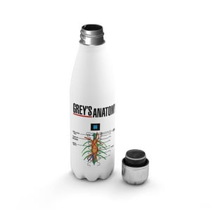 Creango - Botella Agua Termica Greys Anatomy 3 De Acero Inoxidable