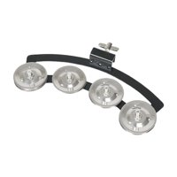 Bothyi - Platillo Hi Hat Pandereta Caja Montable Pandereta Para Conjunto Ktv Concierto Argent