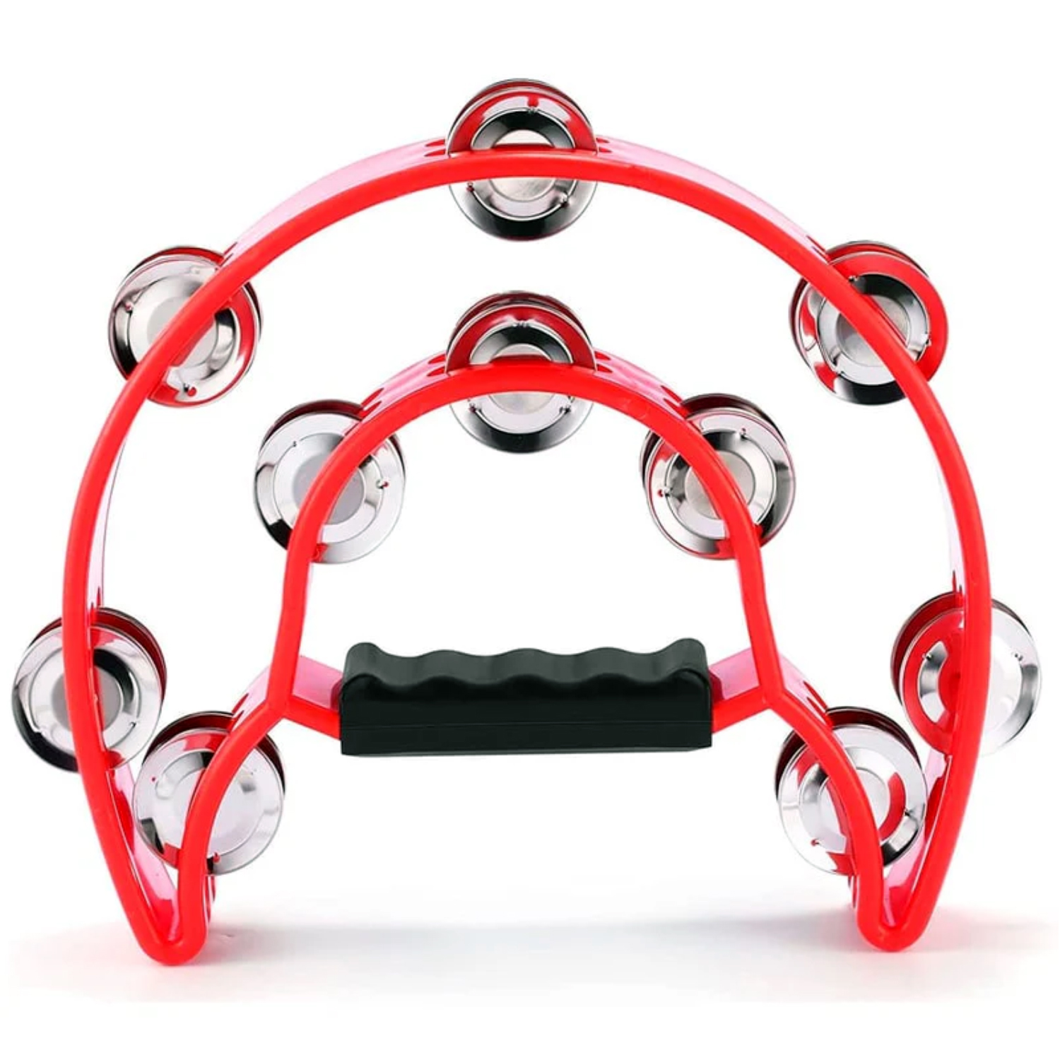 Hendrix - Pandero Media Luna 21X20Cms Rojo - Ps