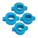 thumbnail image 2 of Paquete De 4 Adaptadores De Conversión De Acoplamiento Para Reemplazo De Coche Zero-Z 1/28 RC Azul, 2 of 3