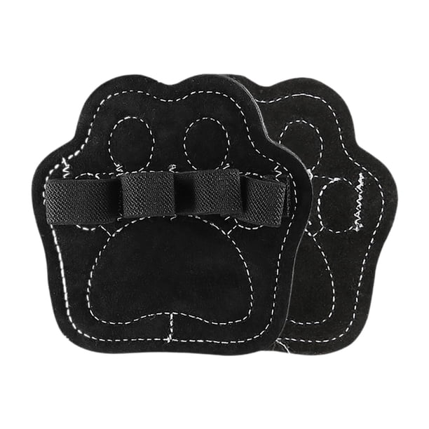 2 Almohadillas De Agarre Para Levantamiento De Pesas, Para Entrenamiento De Fuerza, Dominadas Y Peso Muerto, Color Negro.