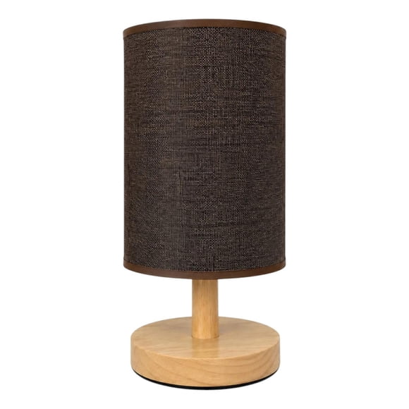 Lampara De Velador Lampara De Mesa Diseño Redondo marron 1