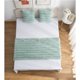 thumbnail image 3 of Set Piecera de Cama 2 Plazas Felpa Acanalada 70x210 cm - Verde Agua Línea Horizonte, 3 of 5