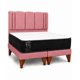 thumbnail image 3 of Cama 2 plaza Milano + Respaldo 2P Milano Palo Rosa + Colchón 2P Mery Desing, 3 of 7