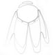 thumbnail image 2 of Cadena De Hombro Para Mujer, Arnés Brillante, Cadena De Hombro, Accesorios Para Vestido, 2 of 5