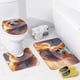 thumbnail image 4 of Corgi theme 4 piece Shower Curtain Set With Rugs Waterproof Bathroom Decor Set Includes Bath Mat U shaped Rug Toilet Lid Cover And Curtain With Hooks, 4 of 6