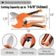 thumbnail image 2 of Cortador de tubos de PVC con carraca Bates Choice 1-1/4, 2 of 8