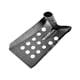 thumbnail image 5 of Pala De Tamizado De Metal, Herramienta De Limpieza De Alcantarillado Resistente Para Acampar, Patio Trasero Al Aire Libre, 23,5x15x13,5 Cm, Cuadrada, 5 of 5