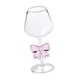 thumbnail image 1 of Copas De Vino Con Asa En Forma De Arco, Cristalería, Vaso De Vidrio Transparente Para Despedida De Soltera, Bar, 1 of 5