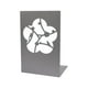 thumbnail image 2 of Sujetalibros De Metal Organizador Decorativo Tapones De Libros Para Estantes Oficina Dormitorio Estilo B, 2 of 3