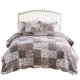 thumbnail image 4 of Juego de colcha Greenland Home Fashions Giulia, talla doble, gris, 4 of 7