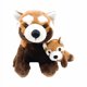 thumbnail image 1 of Peluche Panda Rojo Con Bebé 25 cm Buinzoo, 1 of 3