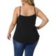 thumbnail image 3 of Agnes Orinda Conjuntos de Halloween Tallas Grandes Escuela Colegio Cami Tank para Mujeres Escote en V Encaje Frontal Camiseta de Tirantes Sin Mangas 1X Negro, 3 of 6