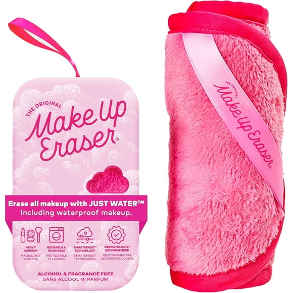 Toalla Desmaquillante MakeUp Eraser PRO Reutilizable Rosada