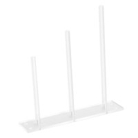 Magideal - Soporte Acrílico Para Scrunchie, Soporte Organizador De Joyería, Organizador De Lazos Para El Pelo, Soporte De Almacenamiento, Soporte Para Pulsera, D