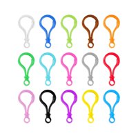 Bothyi - Ganchos De Clips Para Cordón, Colgador De Cordón Diy Con Ganchos De Cadena, Ganchos Para Llavero, 15 Uds.