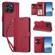 thumbnail image 2 of Funda Cartera Trébol para Motorola Moto G67 con Ranuras Tarjetas y Carga Inalámbrica Rojo, 2 of 6