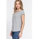 thumbnail image 5 of Top Corto De Punto Acanalado Con Cuello Dolman, 5 of 5