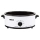 thumbnail image 5 of Horno tostador Nesco de 6 cuartos de galón Acero revestido de porcelana, 750 W, blanco, 5 of 9