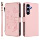 thumbnail image 2 of Funda Cartera Mariposa para [Samsung Galaxy S24] con Soporte y Cremallera Rosa, 2 of 6